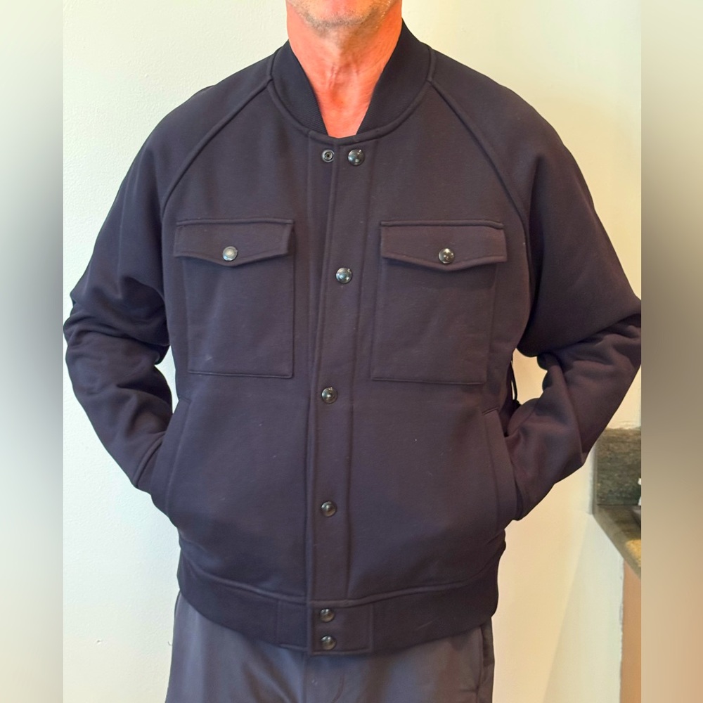 Karl Lagerfeld - NWT Black Bomber Jacket/Size L